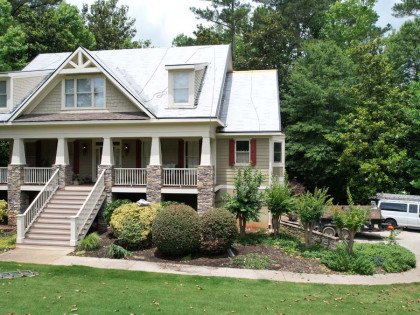 Asphalt shingle roof on a Georgia home